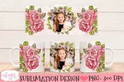 Add your own photo mug template PNG for sublimation Product Image 3