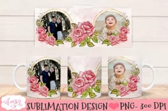 Add your own photos mug wrap PNG for sublimation 11oz 15oz Product Image 3