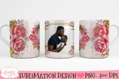 Add your own photo mug template PNG for sublimation Product Image 3