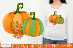 Thanksgiving PNG for Sublimation |Fall pumpkins PNG design Product Image 1