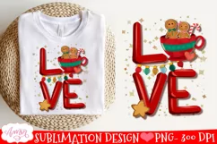 Christmas Love PNG Design | Holidays sublimation Product Image 1