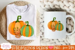 Thanksgiving PNG for Sublimation |Fall pumpkins PNG design Product Image 3