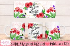 Bible quote Mug Wrap for sublimation | Christian mug PNG Product Image 3