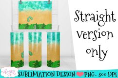 Beach tumbler wrap for sublimation | Summer tumbler PNG Product Image 3