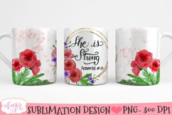 Christian Quote Mug Wrap for sublimation for 11oz and 15oz Product Image 3