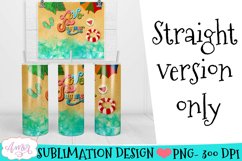 Beach tumbler wrap | Love Summer tumbler PNG for sublimation Product Image 3