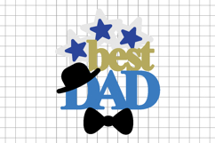 Best DAD cake topper SVG Product Image 2