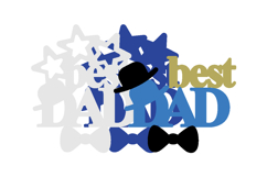Best DAD cake topper SVG Product Image 3