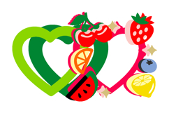 Tutti Fruitti Cake Topper 3D SVG Product Image 3