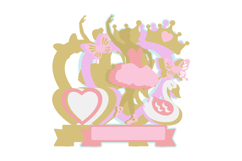Ballerina Cake Topper 3D SVG Product Image 3