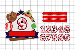 Baseball Cake Topper 3D SVG Product Image 2
