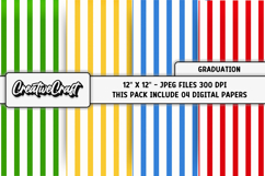 Graduation Digital Papers, scrapbooking backgrounds designs Product Image 1