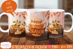 BUNDLE Fall Mug wraps PNG for sublimation 11oz and 15oz Product Image 5