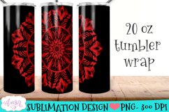 Mandala Tumbler Wraps for Sublimation BUNDLE | 12 PNG Product Image 10
