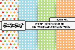 Noah Ark Digital papers, scrapbooking backgrounds designs Product Image 1