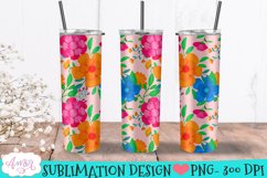 Floral spring tumbler wraps PNG for sublimation BUNDLE Product Image 6