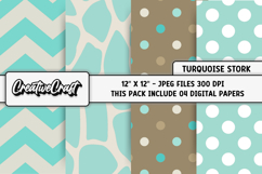 Baby Boy Digital Paper, baby boy graphics, baby illustration Product Image 1