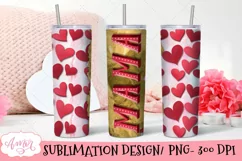 Mama Tumbler Wrap for Sublimation | Mother's day tumbler PNG Product Image 3