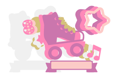Roller skates Topper 3D SVG Product Image 3