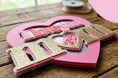 I Love You Mom Topper 3D SVG Product Image 4