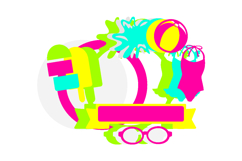 Pool Party Shaker Cake Topper 3D SVG Product Image 3