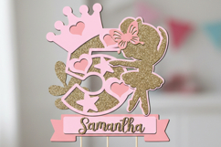 Ballerina numbers Topper 3D SVG Product Image 4