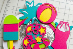 Pool Party Shaker Cake Topper 3D SVG Product Image 4