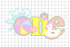 Cute Pool Party Cake topper SVG Product Image 4