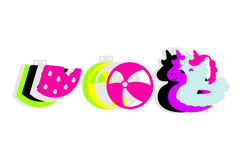 3D Summer Garland SVG Product Image 3