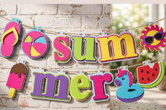 3D Summer Garland SVG Product Image 4