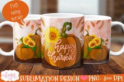 BUNDLE Fall Mug wraps PNG for sublimation 11oz and 15oz Product Image 6