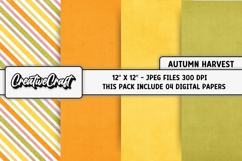 Autumn Fall Digital Paper, thanksgiving digital scrapbook Product Image 1