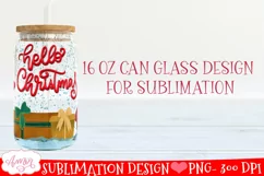 Cute Christmas Gnomes Glass Wrap PNG for Sublimation Product Image 2