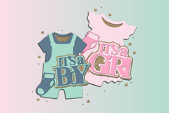Gender Reveal Announcement Sign 3D SVG Product Image 4