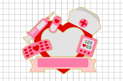 Nurse Medical Holiday 3D Shaker SVG Product Image 2