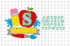 Apple cake topper topper 3D SVG Product Image 3