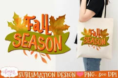Fall season PNG for Sublimation |Fall leaves png design Product Image 2