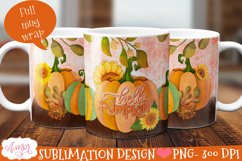 BUNDLE Fall Mug wraps PNG for sublimation 11oz and 15oz Product Image 7