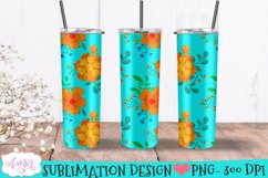 Floral spring tumbler wraps PNG for sublimation BUNDLE Product Image 8
