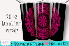 Mandala Tumbler Wraps for Sublimation BUNDLE | 12 PNG Product Image 7