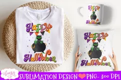 Happy Halloween Sublimation PNG| Cute Halloween cat design Product Image 3