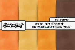 Summer Digital Papers, vintage scrapbook backgrounds designs Product Image 1