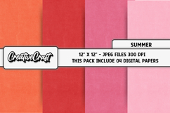 Summer Digital Papers, vintage scrapbook backgrounds designs Product Image 1