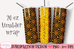 Customizable Tumbler Wraps for Sublimation BUNDLE | 10 PNG Product Image 9