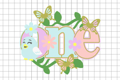 Spring Floral ONE 3D Cake Topper Product Image 2