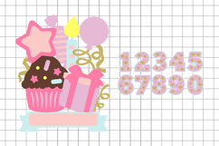 Cupcake gift Birthday 3D SVG Product Image 2