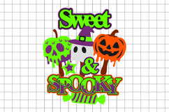 Sweet and Spooky Cake Topper 3D SVG Product Image 2