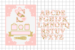 Birth Stats announcement signs Baby 3D SVG Product Image 2