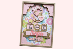 Birth Stats announcement signs Baby 3D SVG Product Image 4