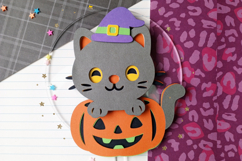 Halloween Cute Cats Elements 3D SVG Product Image 4